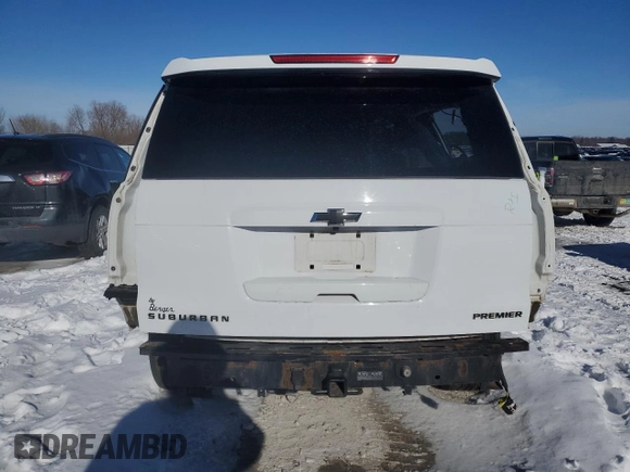 2019 Chevrolet Suburban Premier with VIN 1GNSKJKJ2KR127126, listed as a Copart auction lot 89132285 with 153,878 mi miles and Clean Title. Bid and sale history available at DreamBid. Image 6.
