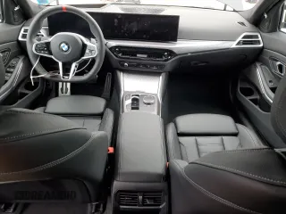 2025 BMW 3 Series M340i xDrive with VIN 3MW69FT01S8F00060, listed as a Copart auction lot 84993644 with Not Provided miles and Salvage Title. Bid and sale history available at carsss.com. Image 8.