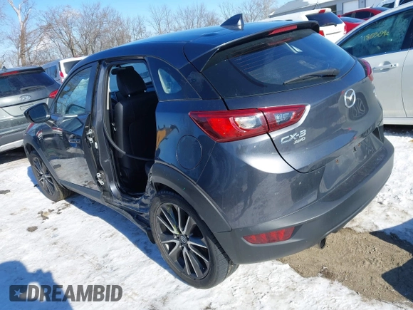 2017 Mazda CX-3 Touring with VIN JM1DKFC72H0167205, listed as a IAAI auction lot 41333632 with 106,063 mi miles. Bid and sale history available at carsss.com. Image 3.
