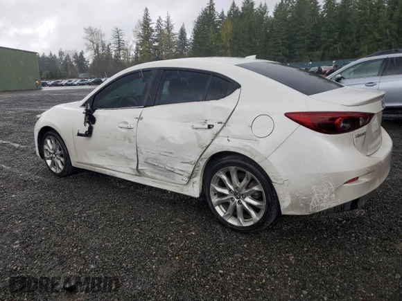 2014 Mazda 3 S Grand Touring with VIN JM1BM1W35E1203455, listed as a Copart auction lot 52094705 with 100,026 mi miles and Salvage Title. Bid and sale history available at DreamBid. Image 2.