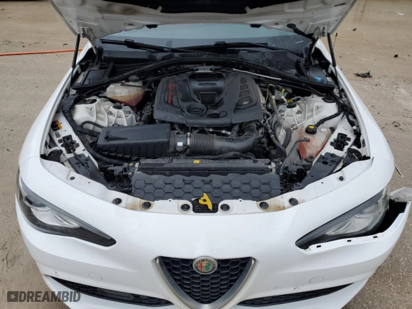 2018 Alfa Romeo Giulia with VIN ZARFAEBN3J7591484, listed as a Copart auction lot 86514884 with 94,276 mi miles and Salvage Title. Bid and sale history available at carsss.com. Image 11.