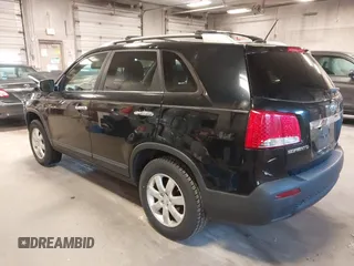 2011 Kia Sorento LX with VIN 5XYKT3A10BG182823, listed as a IAAI auction lot 41871711 with 207,844 mi miles. Bid and sale history available at carsss.com. Image 3.