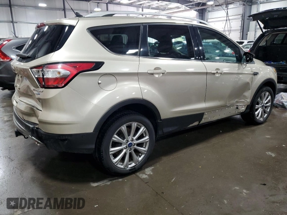 2018 Ford Escape Titanium с VIN 1FMCU9J93JUC08799, выставлен на аукционе Copart как лот 48961795 с пробегом 78 127 миль миль и Списание • Salvage title. История ставок и продаж доступна на DreamBid. Изображение 3.