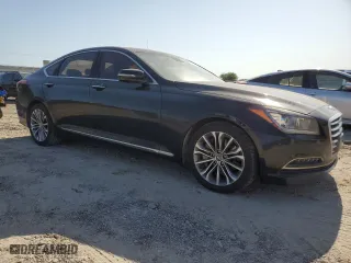2015 Hyundai Genesis 3.8L with VIN KMHGN4JE9FU040978, listed as a Copart auction lot 52255145 with 158,043 mi miles and Salvage Title. Bid and sale history available at carsss.com. Image 4.