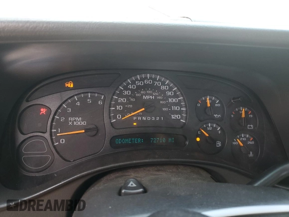 2006 Chevrolet Tahoe Z71 with VIN 1GNEC13T56R106187, listed as a Copart auction lot 60729985 with 72,710 mi miles and Salvage title. Bid and sale history available at DreamBid. Image 9.