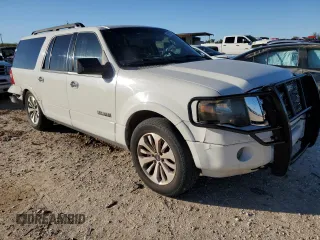 2008 Ford Expedition Max SSV with VIN 1FMFK165X8LA19044, listed as a Copart auction lot 80532224 with 146,368 mi miles and Salvage title. Bid and sale history available at DreamBid. Image 4.