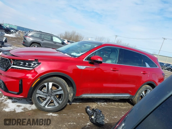 2023 Kia Sorento SX Prestige with VIN KNDRMDLH8P5165845, listed as a IAAI auction lot 41705546 with 17,219 mi miles and . Bid and sale history available at DreamBid. Image 14.