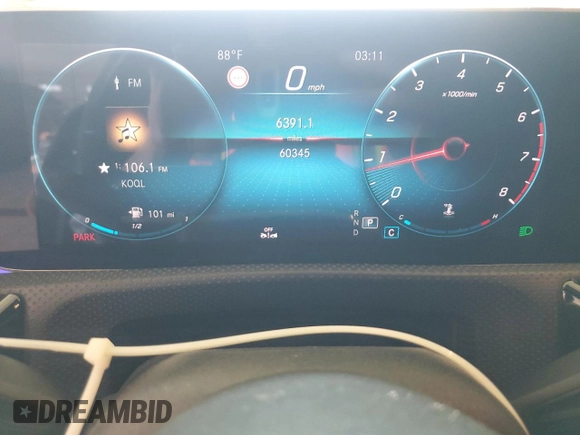 2019 Mercedes-Benz A 220 с VIN WDD3G4FB7KW002858, выставлен на аукционе Copart как лот 58923755 с пробегом 60 345 миль миль и Списание • Salvage title. История ставок и продаж доступна на DreamBid. Изображение 9.