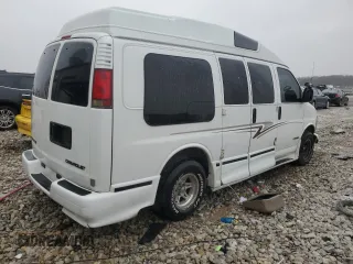 2002 Chevrolet Express with VIN 1GBFG15R321139608, listed as a Copart auction lot 47183315 with 142,468 mi miles and Clean Title. Bid and sale history available at carsss.com. Image 3.
