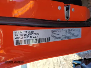2021 Jeep Cherokee Altitude с VIN 1C4PJMLB7MD156793, выставлен на аукционе Copart как лот 87269464 с пробегом 54 190 миль миль и Списание • Salvage title. История ставок и продаж доступна на DreamBid. Изображение 14.