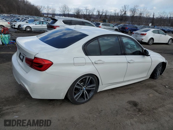 2017 BMW 3 Series 340i xDrive with VIN WBA8B7C34HA190285, listed as a Copart auction lot 42045855 with 60,509 mi miles and Salvage Title. Bid and sale history available at carsss.com. Image 3.