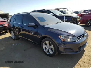 2015 Volkswagen Golf SportWagen TDI SE with VIN 3VWFA7AU4FM504149, listed as a Copart auction lot 75946894 with 89,199 mi miles and Salvage Title. Bid and sale history available at carsss.com. Image 4.
