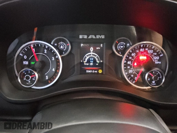 2022 Ram 3500 Big Horn with VIN 3C63RRHL2NG302776, listed as a Copart auction lot 48804245 with 55,401 mi miles and Clean Title. Bid and sale history available at carsss.com. Image 9.