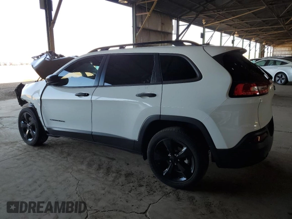 2017 Jeep Cherokee Altitude with VIN 1C4PJLAB3HW661754, listed as a Copart auction lot 64580105 with 62,427 mi miles and Salvage title. Bid and sale history available at DreamBid. Image 2.