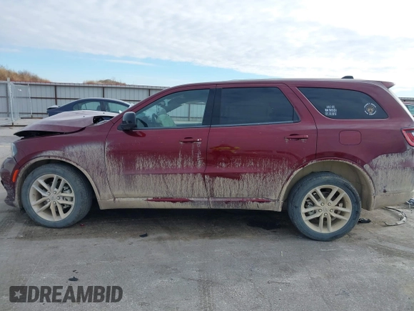 2023 Dodge Durango GT with VIN 1C4RDJDG9PC618841, listed as a IAAI auction lot 40986346 with 22,958 mi miles and . Bid and sale history available at DreamBid. Image 14.