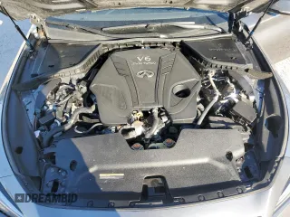 2021 Infiniti Q50 Signature Edition with VIN JN1EV7CP8MM702951, listed as a Copart auction lot 80562724 with 65,016 mi miles and Salvage title. Bid and sale history available at DreamBid. Image 11.