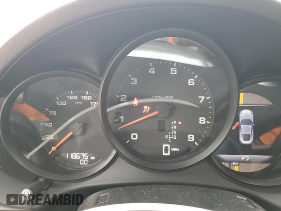 2015 Porsche Cayman with VIN WP0AA2A89FK163969, listed as a Copart auction lot 52825275 with 118,675 mi miles and Salvage Title. Bid and sale history available at DreamBid. Image 9.