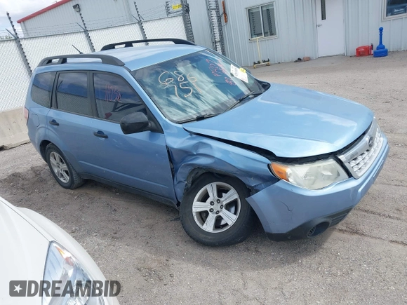 2011 Subaru Forester X with VIN JF2SHBBC8BH777617, listed as a IAAI auction lot 42011038 with 82,059 mi miles and . Bid and sale history available at DreamBid. Image 1.