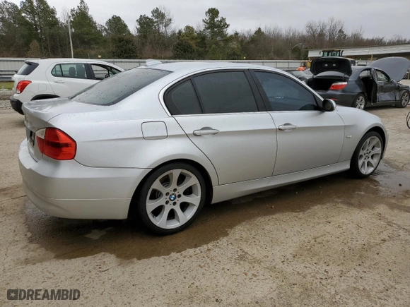 2006 BMW 3 Series 330i with VIN WBAVB33576KR73024, listed as a Copart auction lot 47481465 with 190,983 mi miles and Salvage Title. Bid and sale history available at carsss.com. Image 3.