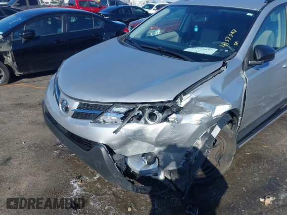 2013 Toyota RAV4 LE with VIN JTMZFREV9DD000690, listed as a IAAI auction lot 41575027 with 123,038 mi miles. Bid and sale history available at carsss.com. Image 6.