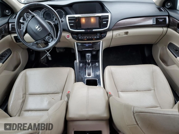 2017 Honda Accord Touring with VIN 1HGCR3F97HA042408, listed as a Copart auction lot 61937785 with 115,259 mi miles and Salvage title. Bid and sale history available at DreamBid. Image 8.