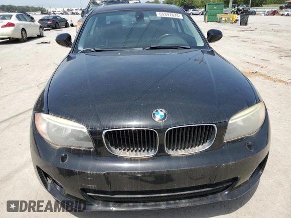 2013 BMW 1 Series 128i with VIN WBAUP7C51DVP25061, listed as a Copart auction lot 65397834 with 144,842 mi miles and Clean Title. Bid and sale history available at carsss.com. Image 5.
