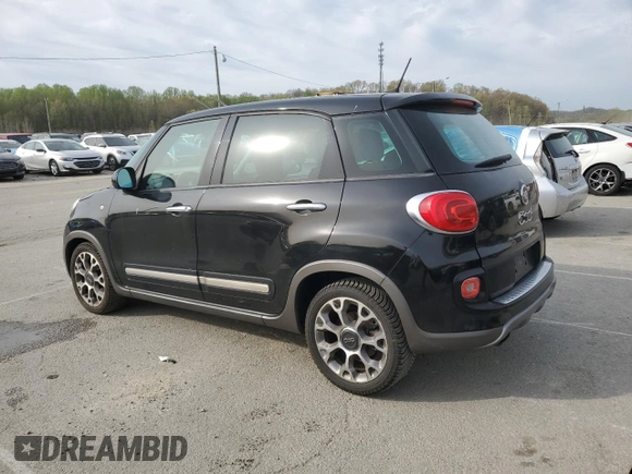 2014 FIAT 500L Trekking z VIN ZFBCFADH5EZ005847, wystawiony jako Copart lot #53369205 z przebiegiem 82 148 mil mil oraz Szkoda całkowita • Salvage title. Historia ofert i sprzedaży dostępna na DreamBid. Obrazek 2.