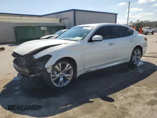 2017 Infiniti Q70 3.7 with VIN JN1BY1PP8HM170866, listed as a Copart auction lot 47077125 with 93,750 mi miles and Salvage Title. Bid and sale history available at DreamBid. Image 1.
