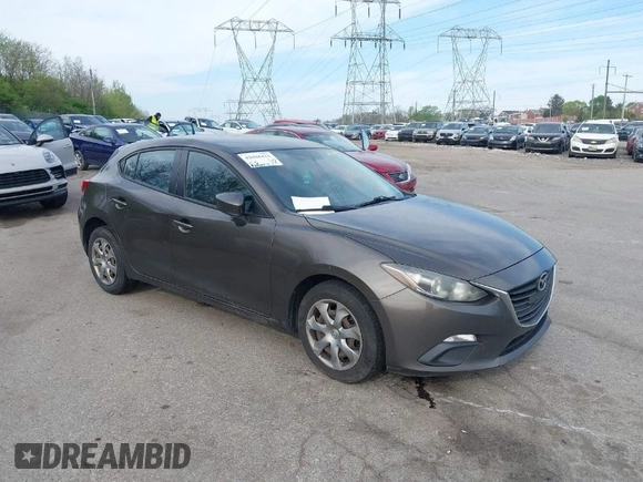 2014 Mazda 3 i Sport with VIN JM1BM1K7XE1213729, listed as a IAAI auction lot 42098411 with 378,589 mi miles. Bid and sale history available at carsss.com. Image 1.