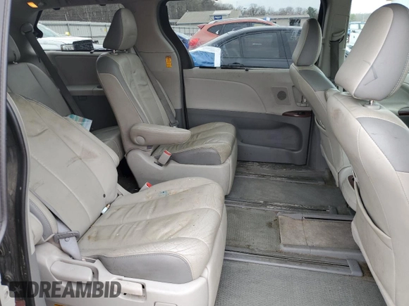 2013 Toyota Sienna XLE with VIN 5TDDK3DC9DS071069, listed as a Copart auction lot 51740015 with 170,277 mi miles and Salvage Title. Bid and sale history available at DreamBid. Image 11.