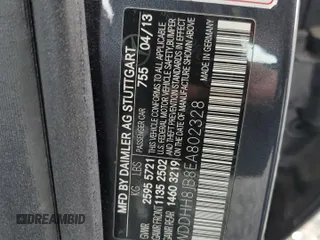 2014 Mercedes-Benz E 350 Luxury with VIN WDDHH8JB8EA802328, listed as a Copart auction lot 51003355 with 74,926 mi miles and Salvage Title. Bid and sale history available at DreamBid. Image 14.