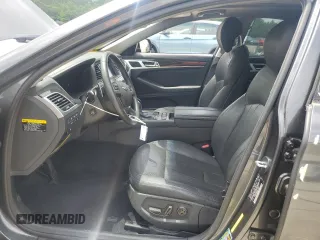 2017 Genesis G80 3.8L with VIN KMHGN4JE5HU195871, listed as a Copart auction lot 55962605 with 120,346 mi miles and Salvage title. Bid and sale history available at DreamBid. Image 7.