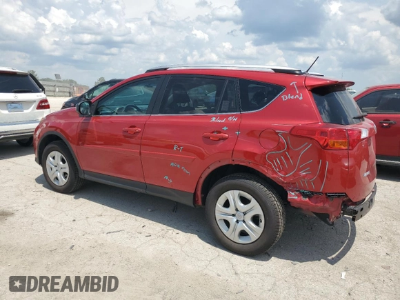 2015 Toyota RAV4 LE with VIN 2T3BFREV4FW245615, listed as a Copart auction lot 62726355 with 155,063 mi miles and Salvage title. Bid and sale history available at DreamBid. Image 2.