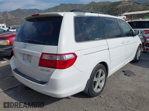 2005 Honda Odyssey EX with VIN 5FNRL38485B091244, listed as a IAAI auction lot 42021750 with 1 mi miles. Bid and sale history available at carsss.com. Image 4.