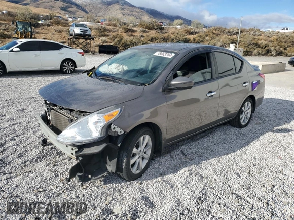 2017 Nissan Versa SL with VIN 3N1CN7AP1HL804294, listed as a Copart auction lot 78063784 with 51,452 mi miles and Salvage title. Bid and sale history available at DreamBid. Image 1.