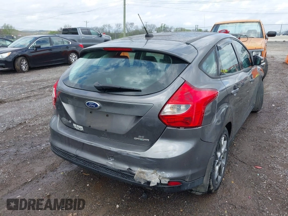 2014 Ford Focus SE with VIN 1FADP3K28EL337377, listed as a IAAI auction lot 41962856 with 137,906 mi miles. Bid and sale history available at carsss.com. Image 13.