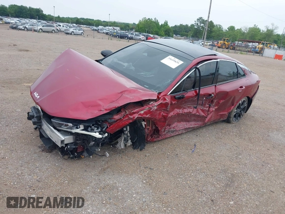2022 Kia K5 GT-Line z VIN 5XXG64J29NG121197, wystawiony jako IAAI lot #39659829 z przebiegiem 49 590 mil mil oraz . Historia ofert i sprzedaży dostępna na DreamBid. Obrazek 17.
