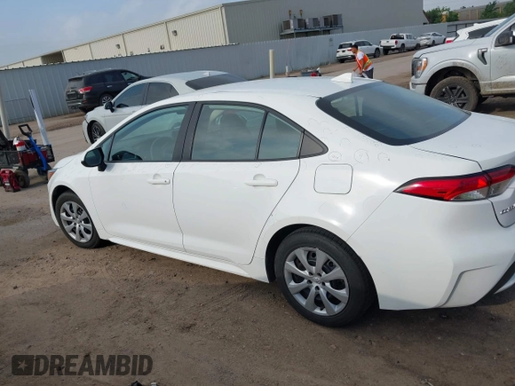 2022 Toyota Corolla LE with VIN 5YFEPMAE9NP357743, listed as a IAAI auction lot 42094975 with 55,775 mi miles. Bid and sale history available at carsss.com. Image 13.