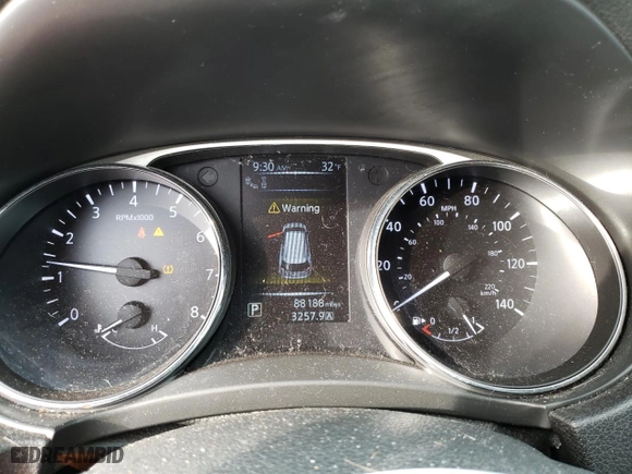 2016 Nissan Rogue SV with VIN 5N1AT2MV2GC808531, listed as a Copart auction lot 44012595 with 88,188 mi miles and Salvage Title. Bid and sale history available at carsss.com. Image 9.