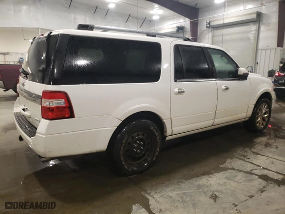 2015 Ford Expedition EL Limited with VIN 1FMJK2AT5FEF25176, listed as a Copart auction lot 80561714 with 161,106 mi miles and Salvage Title. Bid and sale history available at carsss.com. Image 3.