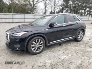 2019 Infiniti QX50 LUXE with VIN 3PCAJ5M14KF139392, listed as a Copart auction lot 44016043 with 75,854 mi miles. Bid and sale history available at carsss.com. Image 1.