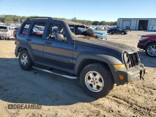 2006 Jeep Liberty Sport with VIN 1J4GL48596W274598, listed as a Copart auction lot 77983064 with Not Provided miles and Non Repairable. Bid and sale history available at carsss.com. Image 4.