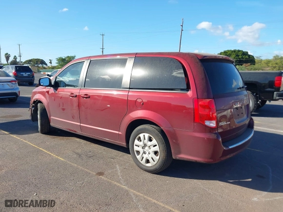 2018 Dodge Grand Caravan SE Plus with VIN 2C4RDGBG6JR137482, listed as a IAAI auction lot 41176029 with 47,651 mi miles. Bid and sale history available at carsss.com. Image 3.