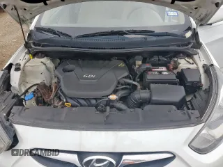 2012 Hyundai Accent GLS with VIN KMHCU4AEXCU069242, listed as a Copart auction lot 61475315 with 136,591 mi miles and Salvage title. Bid and sale history available at DreamBid. Image 11.