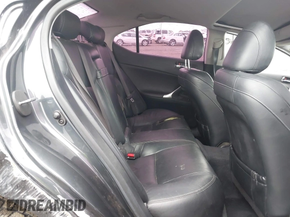2009 Lexus IS 250 with VIN JTHBK262X95095690, listed as a IAAI auction lot 41512839 with Not Provided miles. Bid and sale history available at carsss.com. Image 8.
