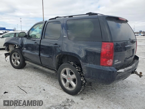 2007 GMC Yukon SLT with VIN 1GKFK13057J282294, listed as a Copart auction lot 46106145 with 0 mi miles and Salvage Title. Bid and sale history available at carsss.com. Image 2.
