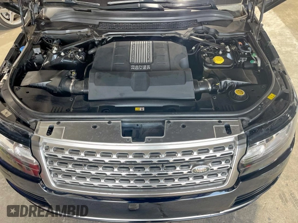 2014 Land Rover Range Rover Supercharged with VIN SALGS2TF6EA155229, listed as a Copart auction lot 57189225 with 95,369 mi miles and Salvage Title. Bid and sale history available at DreamBid. Image 7.