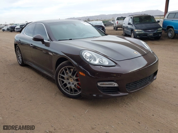 2011 Porsche Panamera Turbo with VIN WP0AC2A70BL090139, listed as a IAAI auction lot 41721430 with 65,160 mi miles. Bid and sale history available at carsss.com. Image 1.