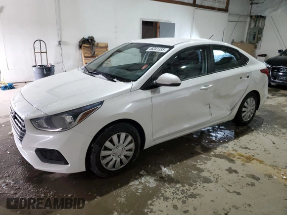 2020 Hyundai Accent SE with VIN 3KPC24A61LE113971, listed as a Copart auction lot 46341335 with 92,794 mi miles and Salvage Title. Bid and sale history available at carsss.com. Image 1.