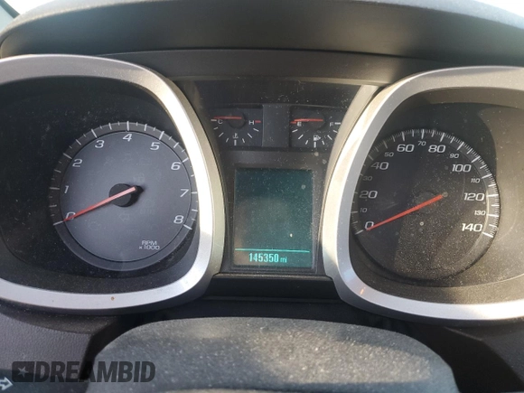 2012 Chevrolet Equinox LTZ with VIN 2GNFLGE57C6211455, listed as a Copart auction lot 46452445 with 145,350 mi miles and Salvage Title. Bid and sale history available at carsss.com. Image 9.